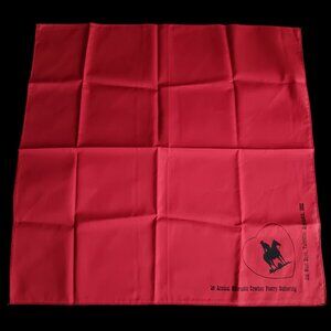 Vintage Cowboy Hanky Western 1st Annual Nebraska Cowboy Poetry Gathering Bandana